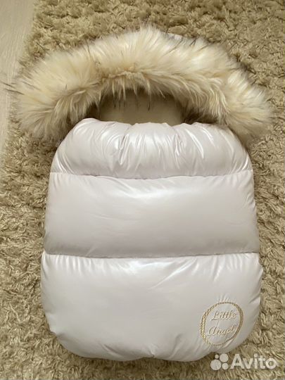 Зимний конверт на выписку для новорожденных