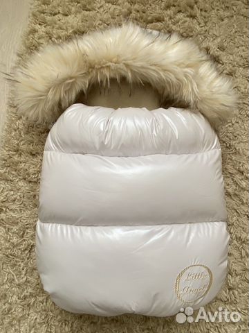 Зимний конверт на выписку для новорожденных