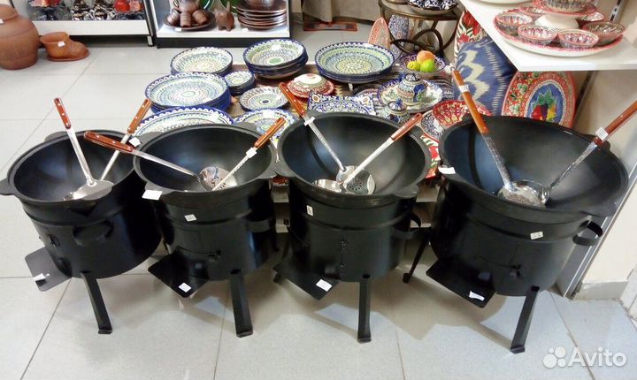 Чугунный казан на 22 лит