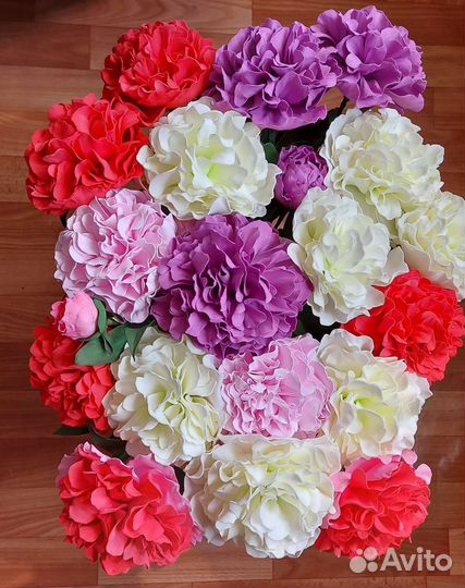 Пионы из фоамирана