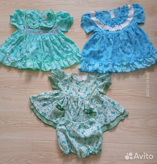 Детские вещи, платья, комбинезоны, шапки