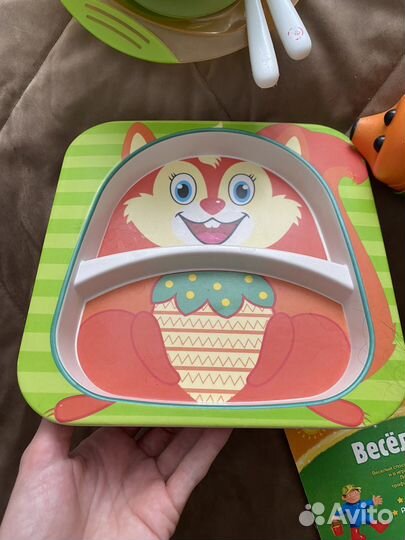 Детская посуда для кормления силиконовая