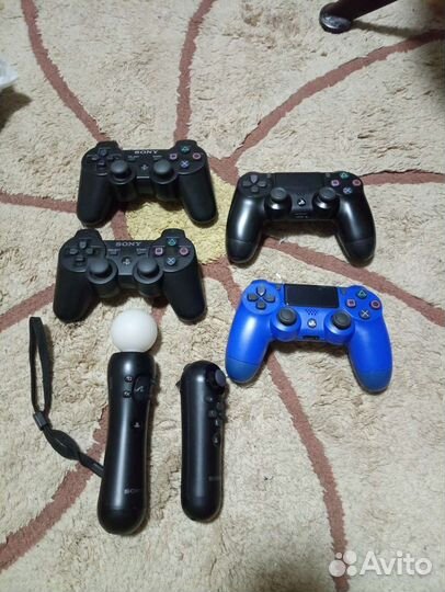 Джойстики на PS3 и PS4 Sony