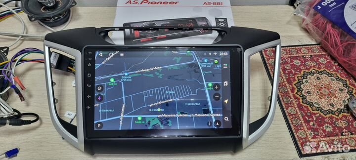 Магнитола Андройд 4/64 Hyundai Ix25/creta 2014