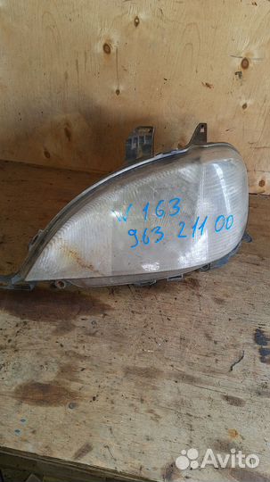 Мерседес бенц W 163 фара