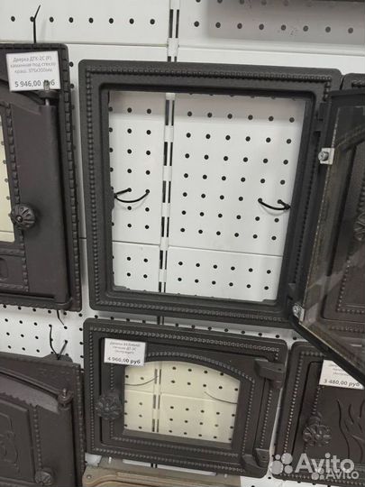 Дверка для печи со стеклом