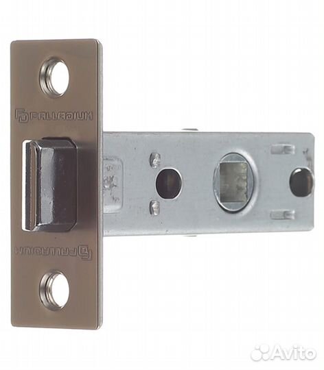 Защелка межкомнатная 100 PN (перламутровый никель)