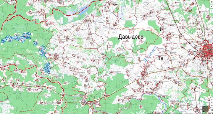 Участок 3300 га (СНТ, ДНП)