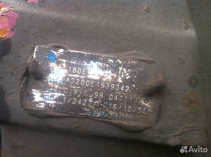 Задний мост iveco eurotech 7177481 93163107