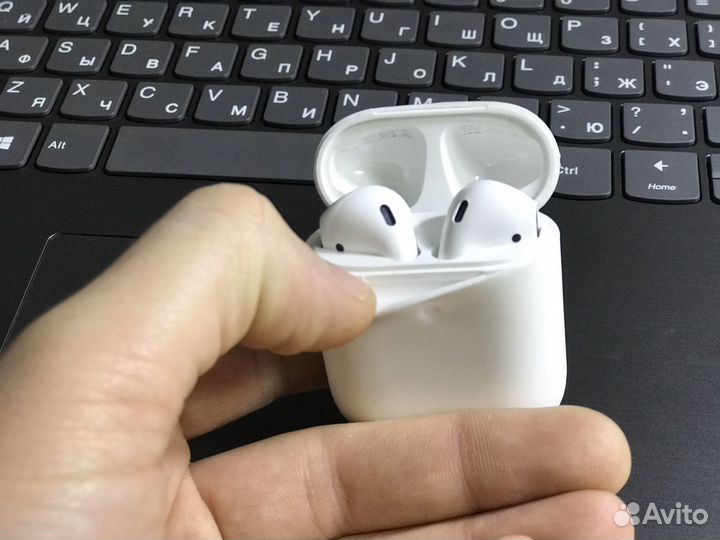 AirPods 2 ориг + чехол и гарантия