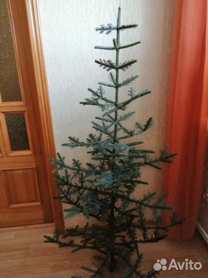 Елка искусственная СССР, винтаж 1,6м