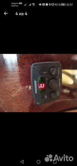 Электроакустическая гитара fender