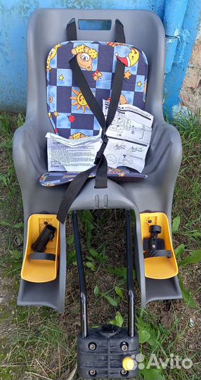 Детское велокресло на подседельную трубу