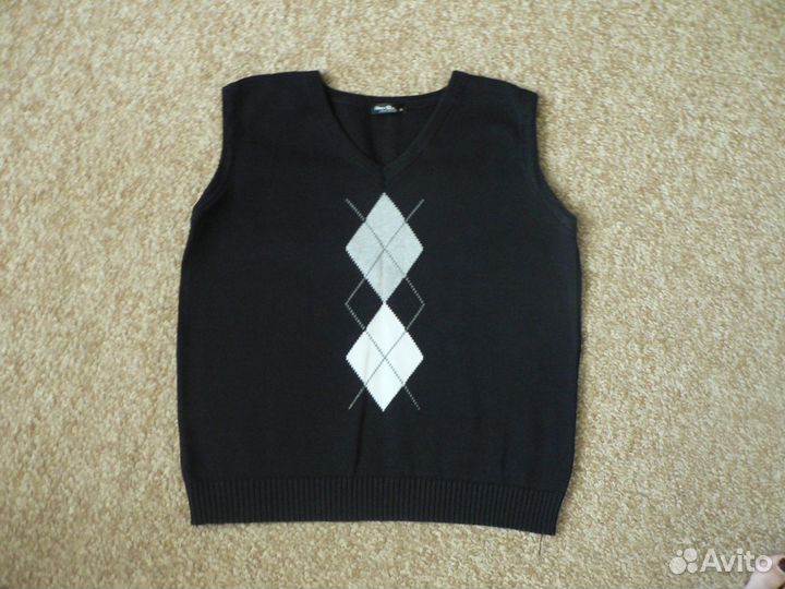 Школьные жилеты, водолазки р. 122-146