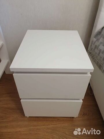 Тумба прикроватная IKEA белая мальм купить в Санкт-Петербурге | Товары ...