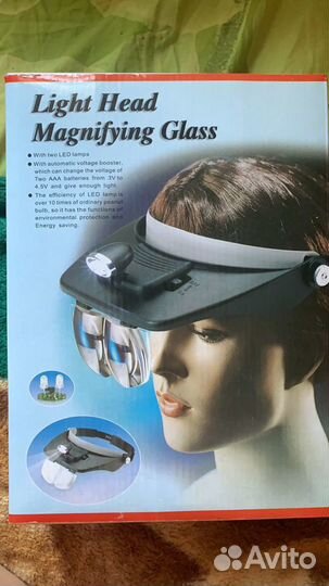 Линзы с подсветкой на голову