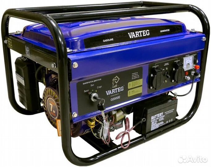 Бензиновый инверторный генератор Varteg G3500E 3.0