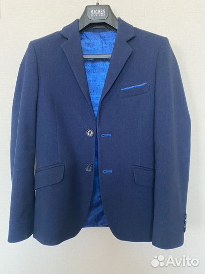 Школьный костюм для мальчика 140 синий