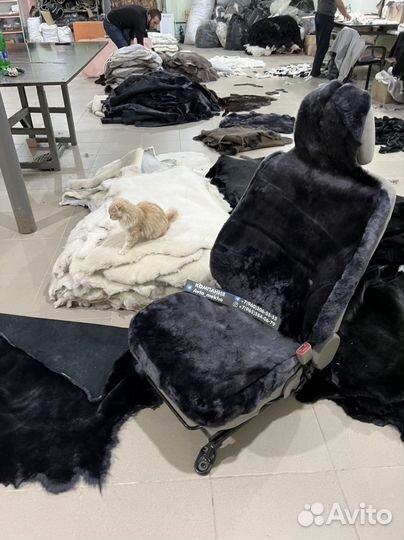 Меховые накидки на сидения