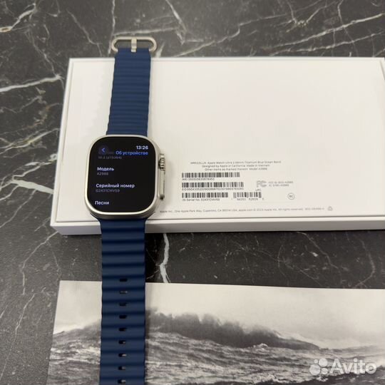 Новые Apple Watch Ultra 2 49mm Blue Ocean Band