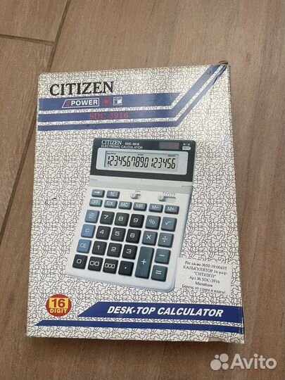 Калькулятор Sitizen SDC-3916