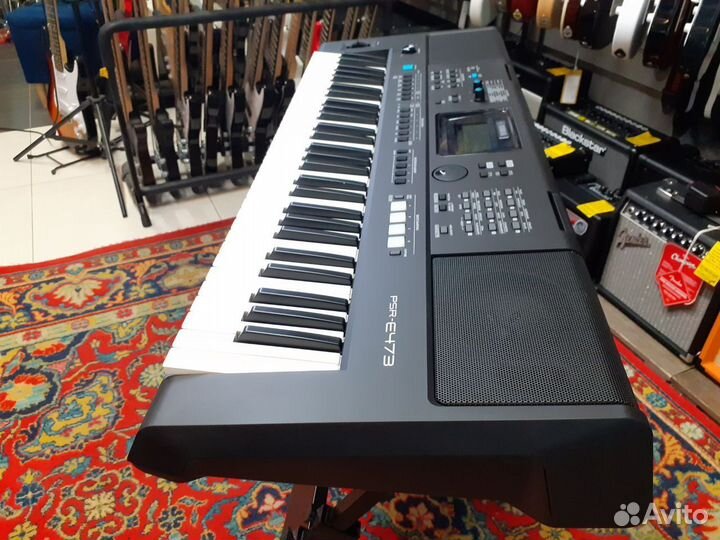 Синтезатор yamaha psr e473 со стойкой и банкеткой