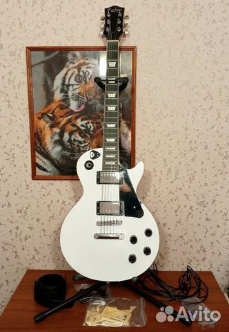 Электрогитара Fabio Les Paul White - новая купить во Владимире | Хобби ...