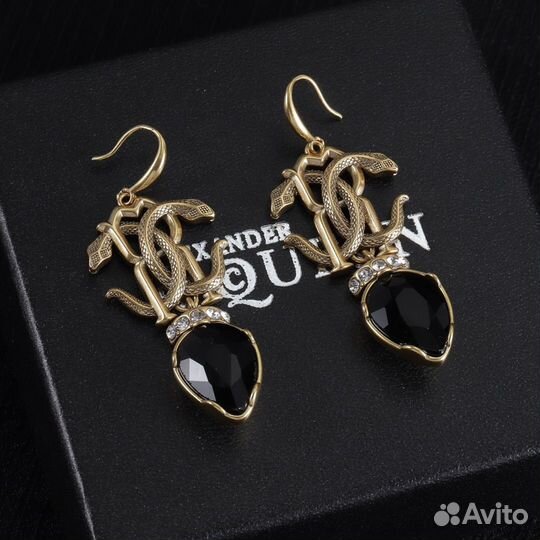 Alexander mcqueen серьги