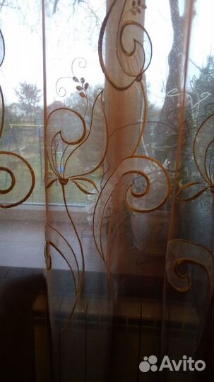 Вуаль органза, задергушки, шторы