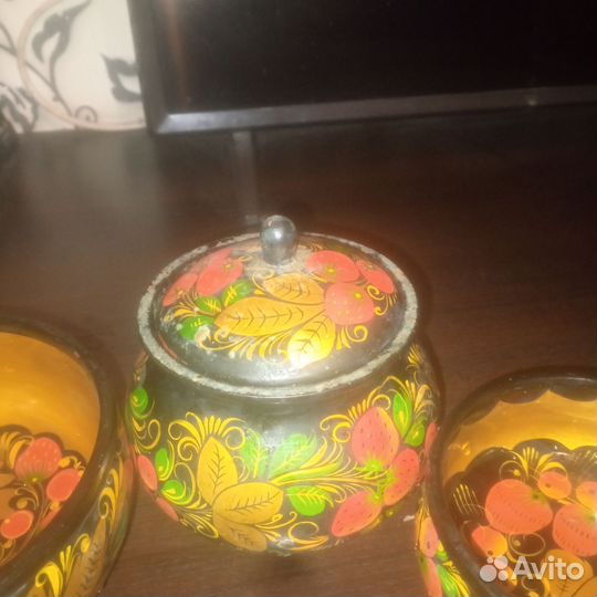 Набор посуды Хохлома СССР