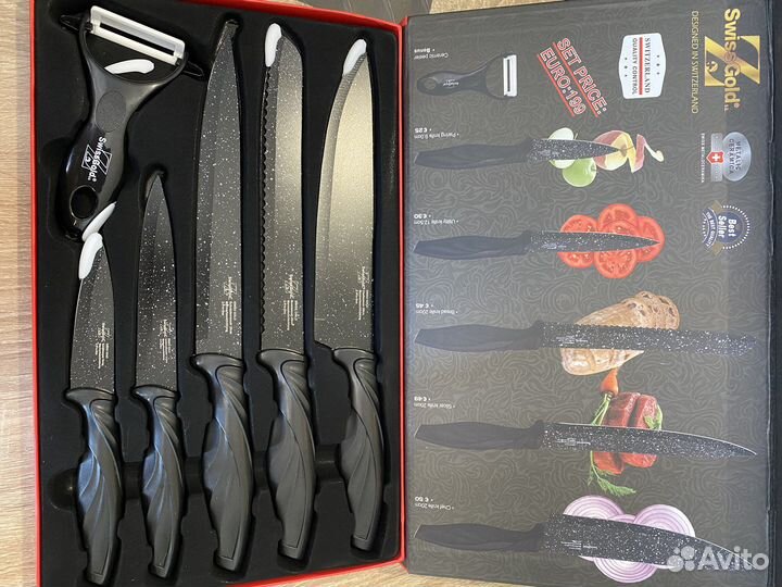 Новый набор кухонных ножей