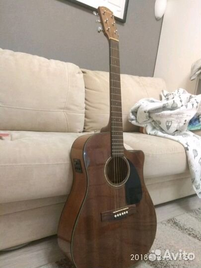 Fender CD-60SCE ALL mahogany