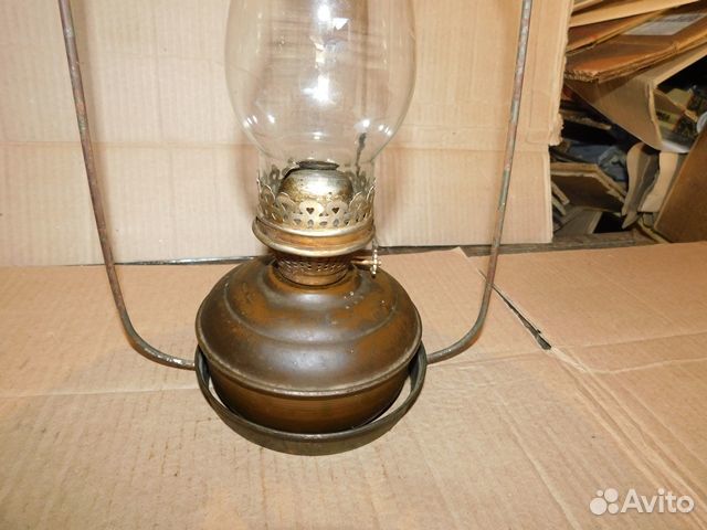 Старинная, керосиновая лампа периода СССР