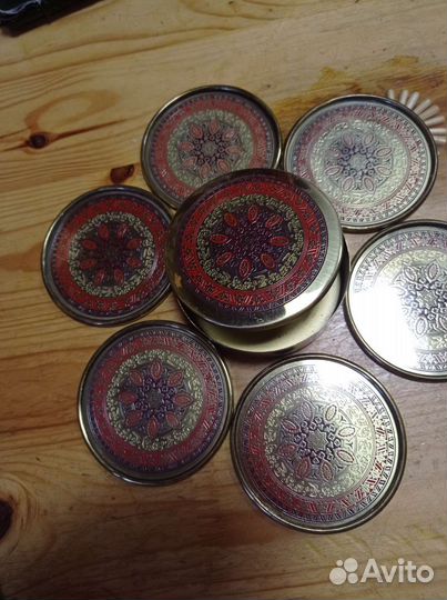 Старинный набор подставок bayer Германия