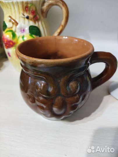 Керамический горшок для цветов бу