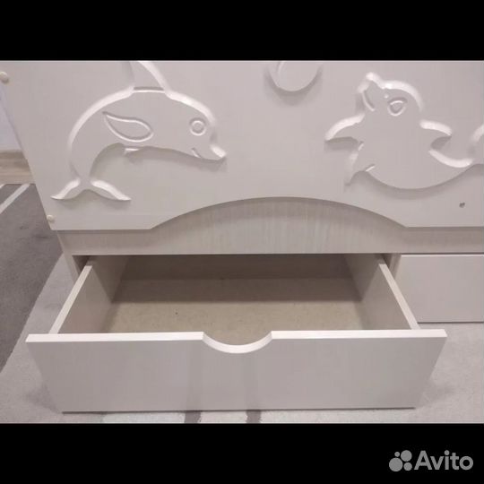 Детская кровать с матрасом бу