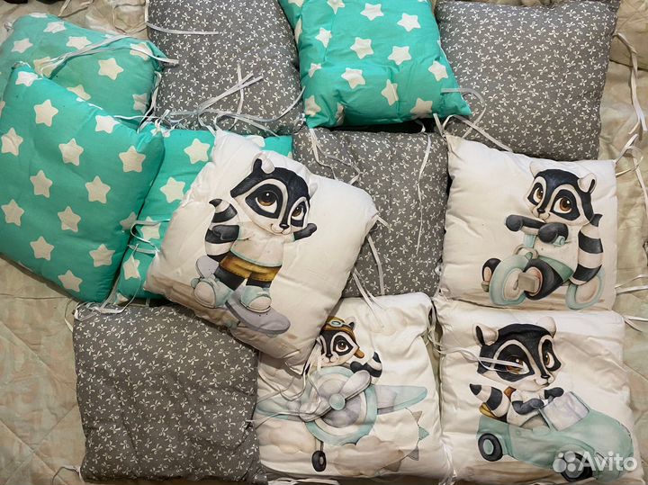 Бортики в детскую кроватку