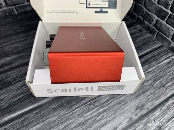 Focusrite scarlett solo 3rd gen