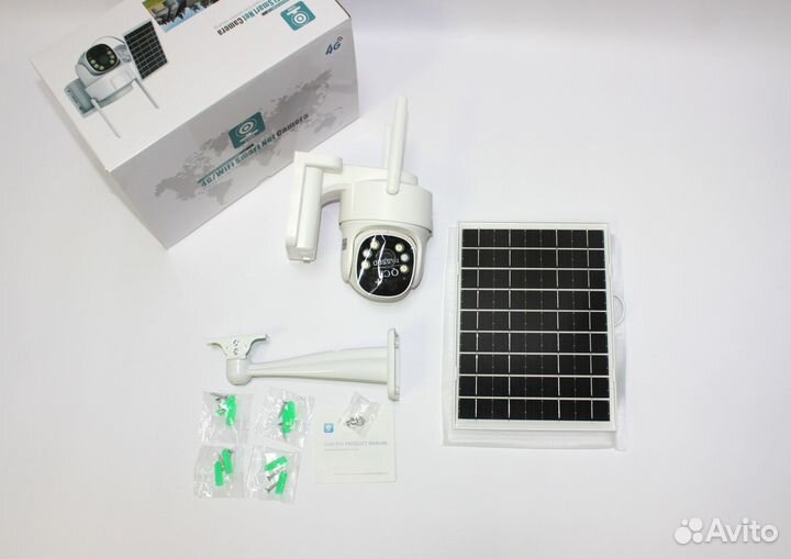 Камера уличная 4G на солнечной батарее
