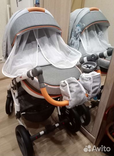 Коляска 2 в 1 bebe mobile