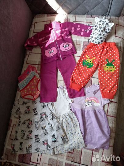 Детские вещи на девочку от 1 года до 1,5