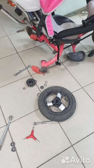 Ремонт детского велосипеда,покрышка,камера