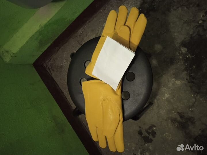 Перчатки рабочие кожаные восточные тигры