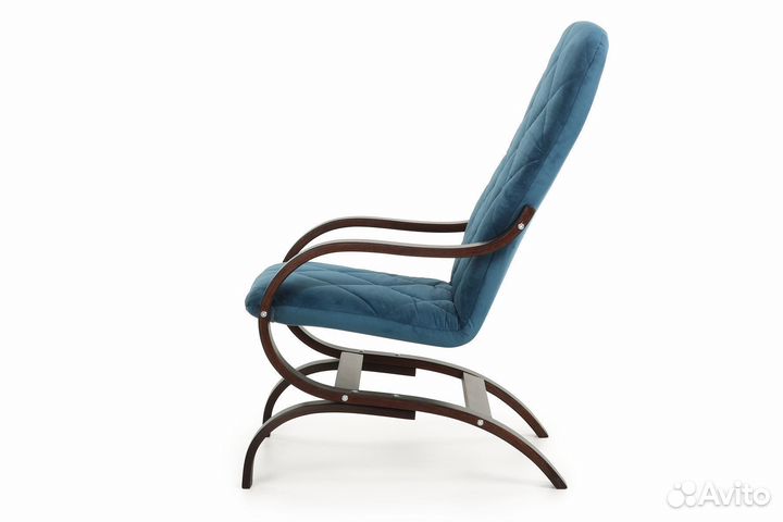 Кресло интерьерное современное бирюзовое