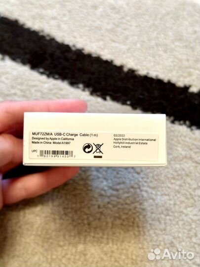 Кабель Type-C на Type-C Apple 1 метр