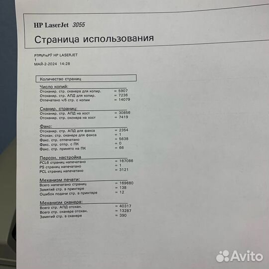 Лазерное мфу HP LaserJet 3055+Новый картридж