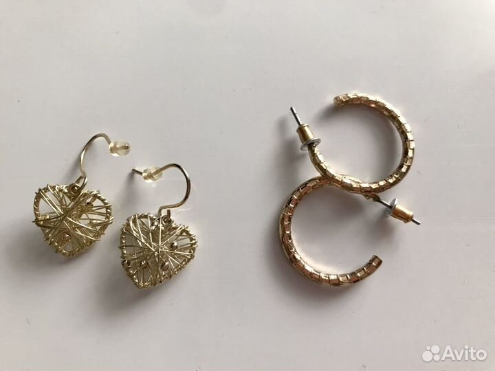 Серьги,кольца (бижутерия)