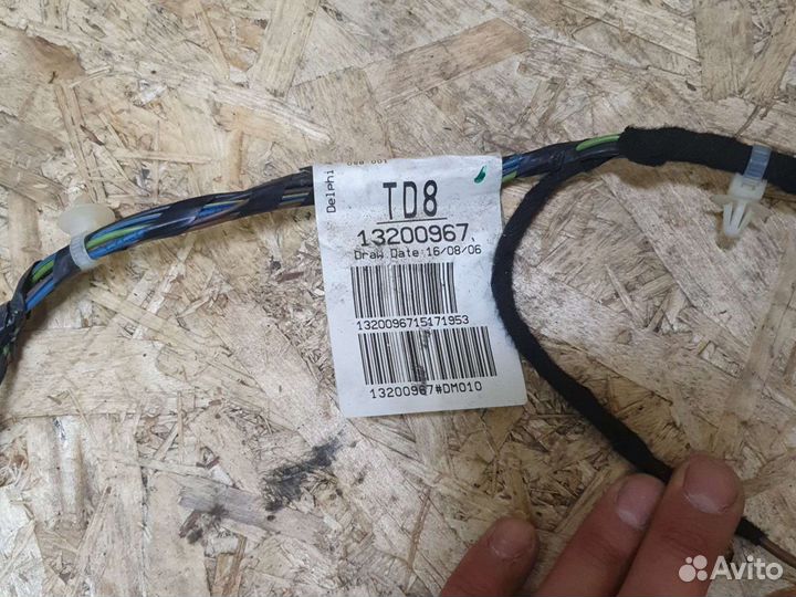 Проводка двери багажниа опель корса Д