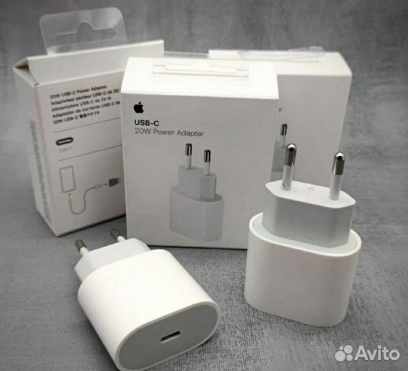 Адаптер блок зарядки USB-C 20W