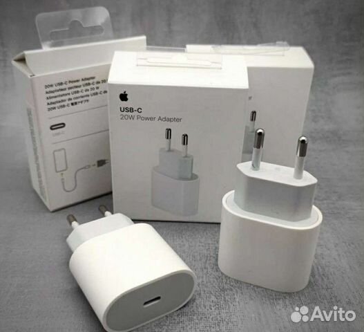 Адаптер блок зарядки USB-C 20W
